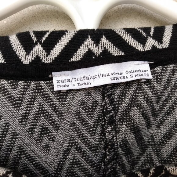 Zara Trafaluc Black and White Tunic Dress - Picture 4 of 8